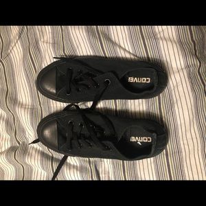 All Black Converse